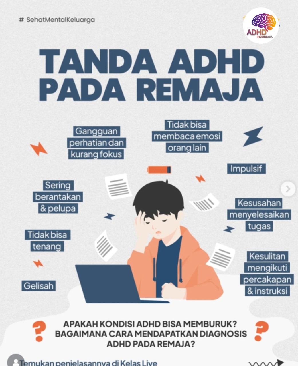 Screening ADHD Non-Diagnostik: Edukasi Awal bagi Orang Tua di Kabupaten Gayo Lues